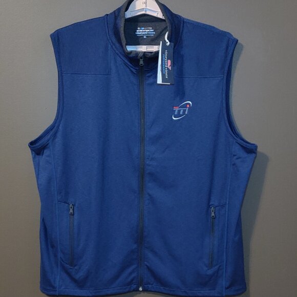Vineyard Vines On The Go Shep Vest Deep Bay NEW WITH TAGS SIZE XL - Picture 1 of 7